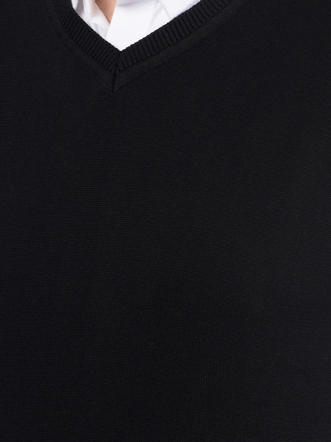 Numero Uno Men Solid Black Sweater